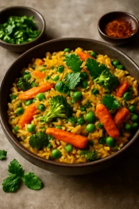 Indiai Biryani zöldségekkel