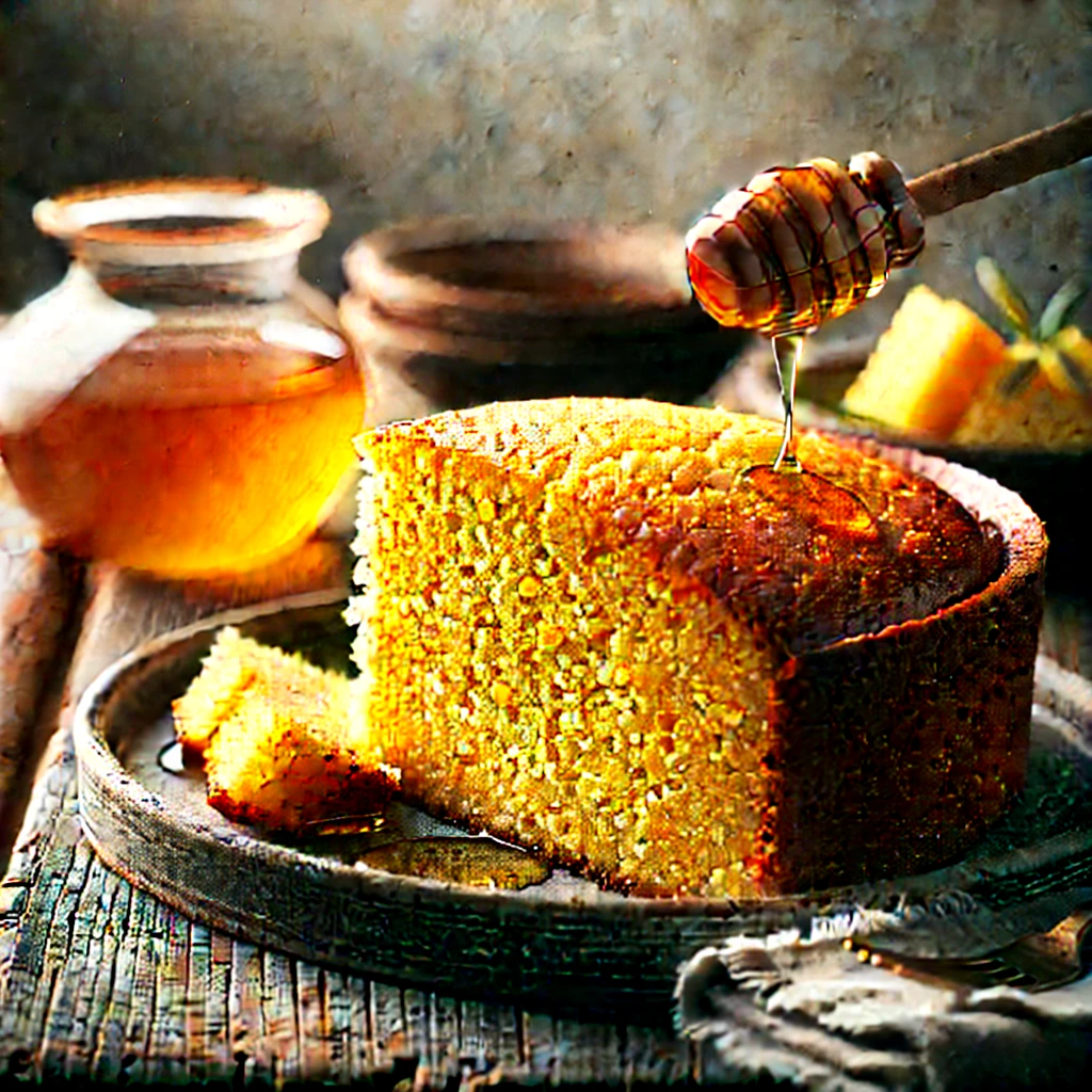 Cornbread, egyszerű és ínycsiklandó mézzel készítve