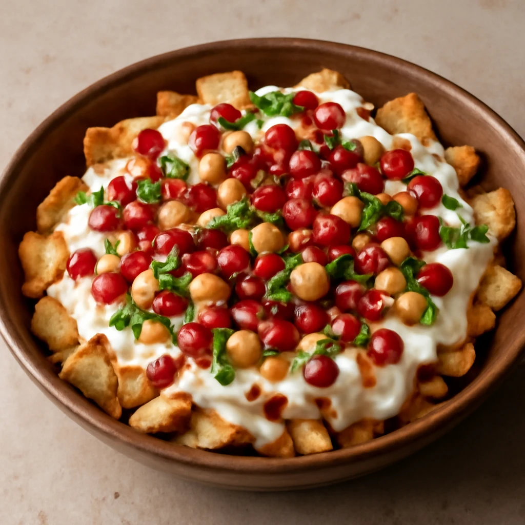 Friss és ínycsiklandó Fatteh gránátalmával