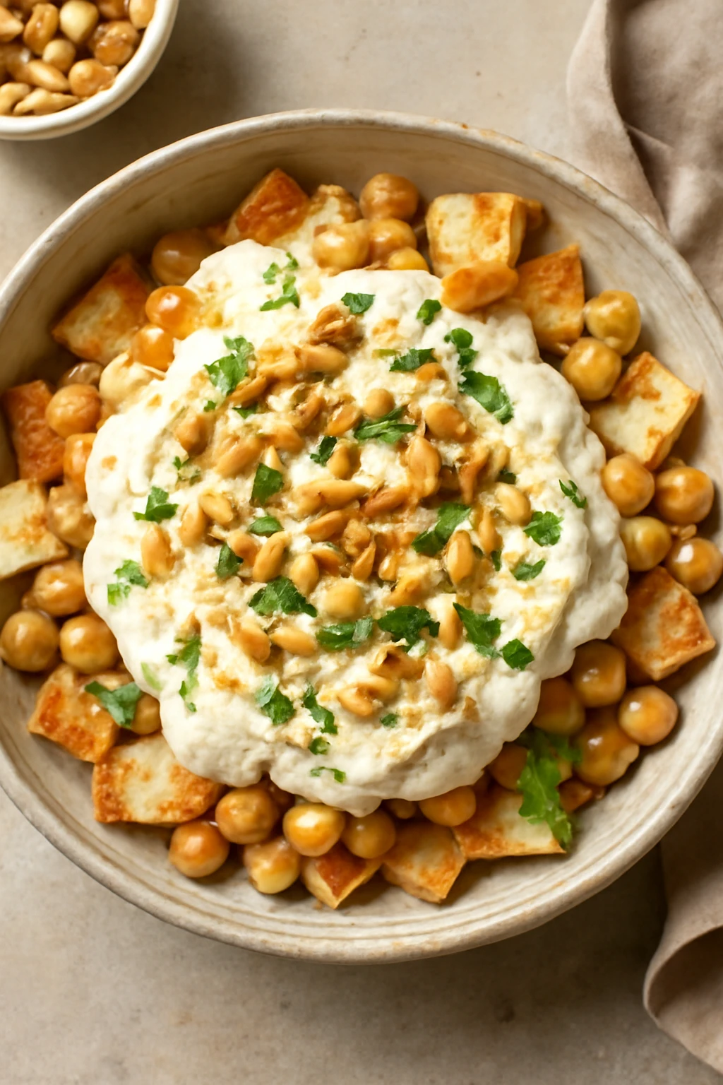 Friss és ínycsiklandó Fatteh joghurttal