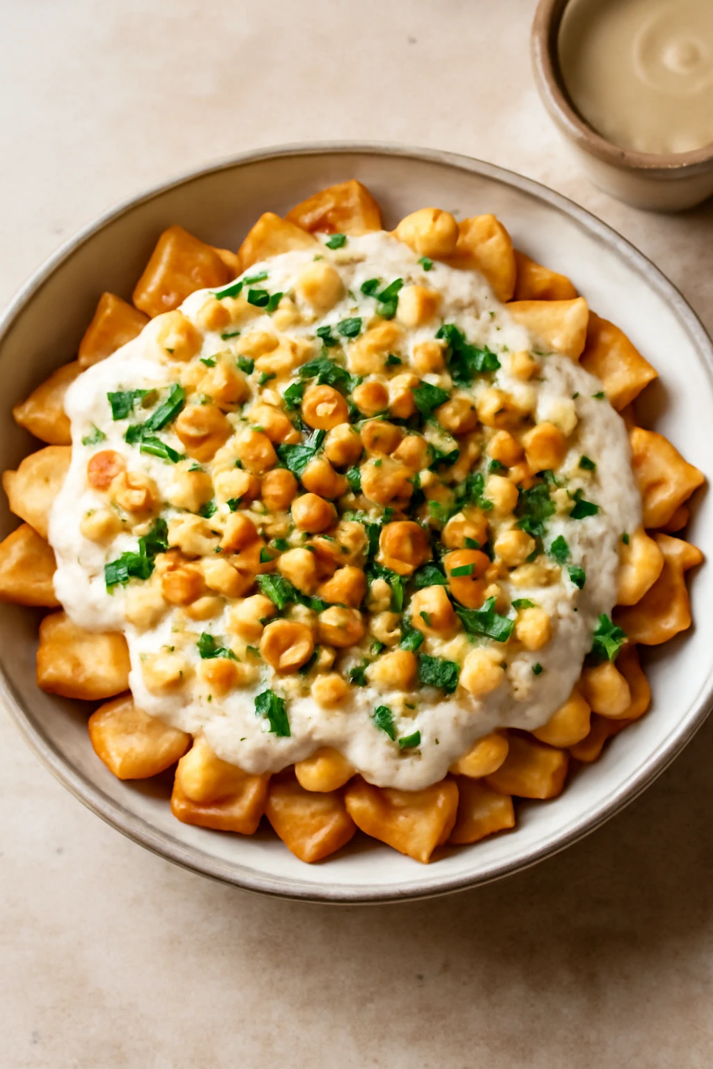 Friss és ínycsiklandó Fatteh tahinivel