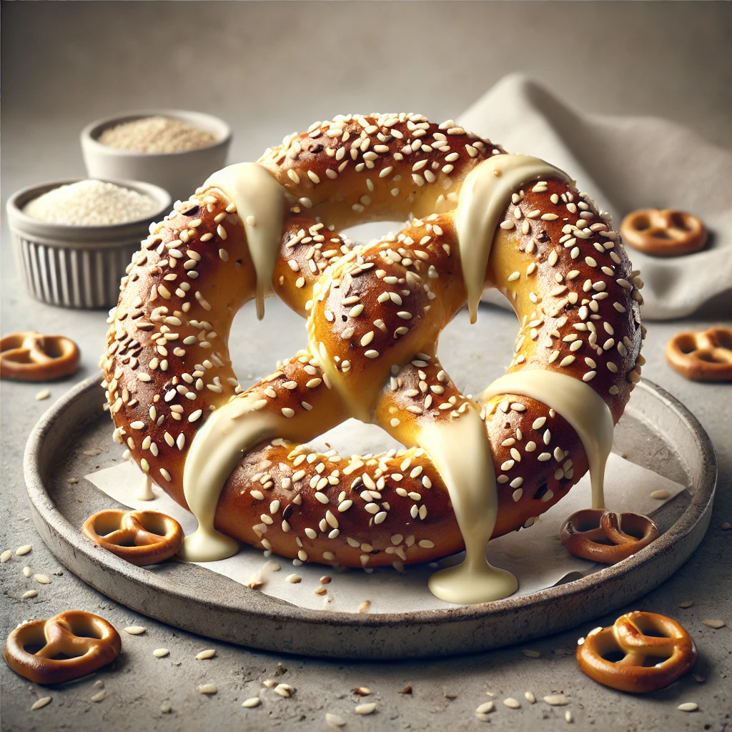 Finom fehér csokoládés perecek szezámmaggal