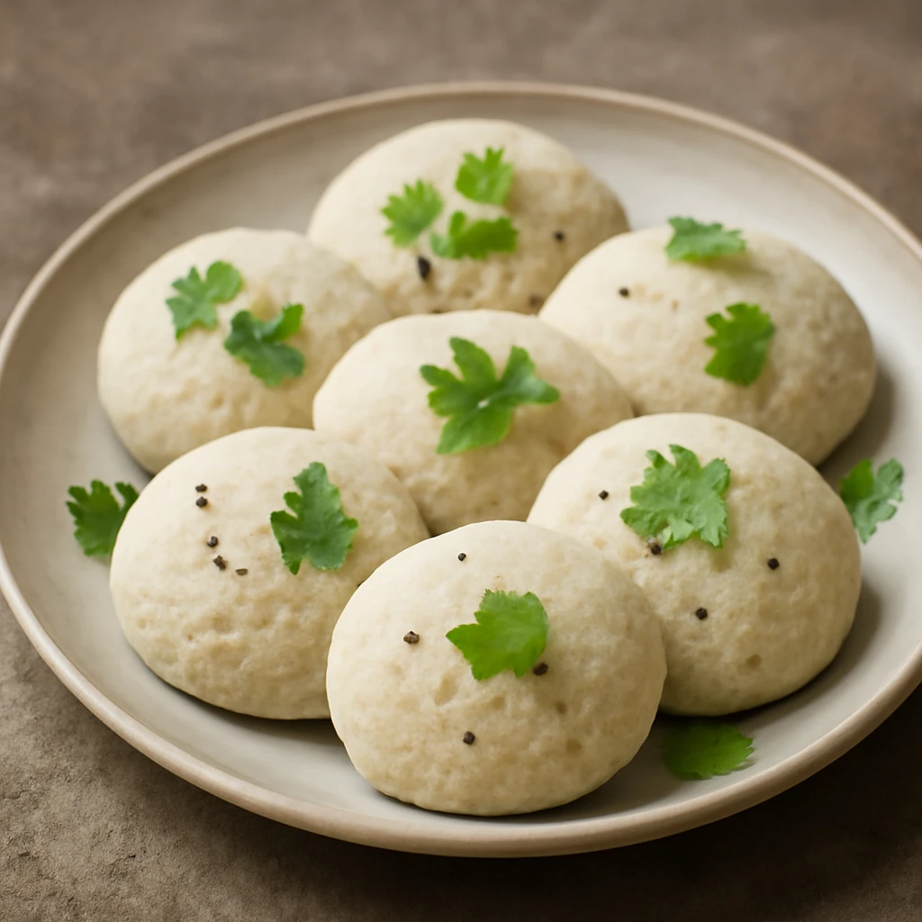 Friss, gőzölt indiai idli rava
