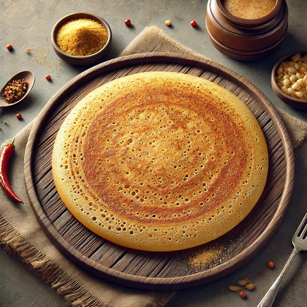 Friss jini dosa, ínycsiklandó tálalásban