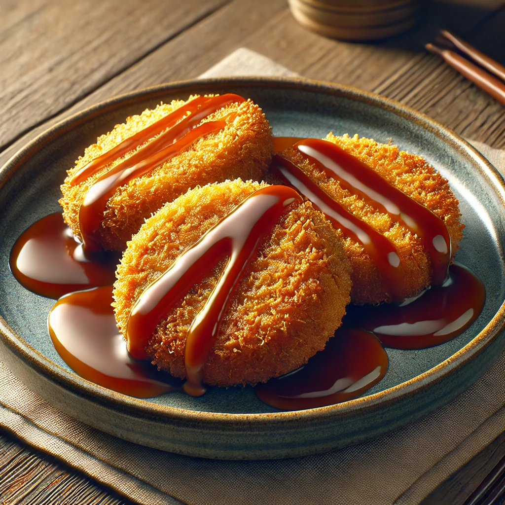 Ropogós menchi katsu tonkatsu szósszal