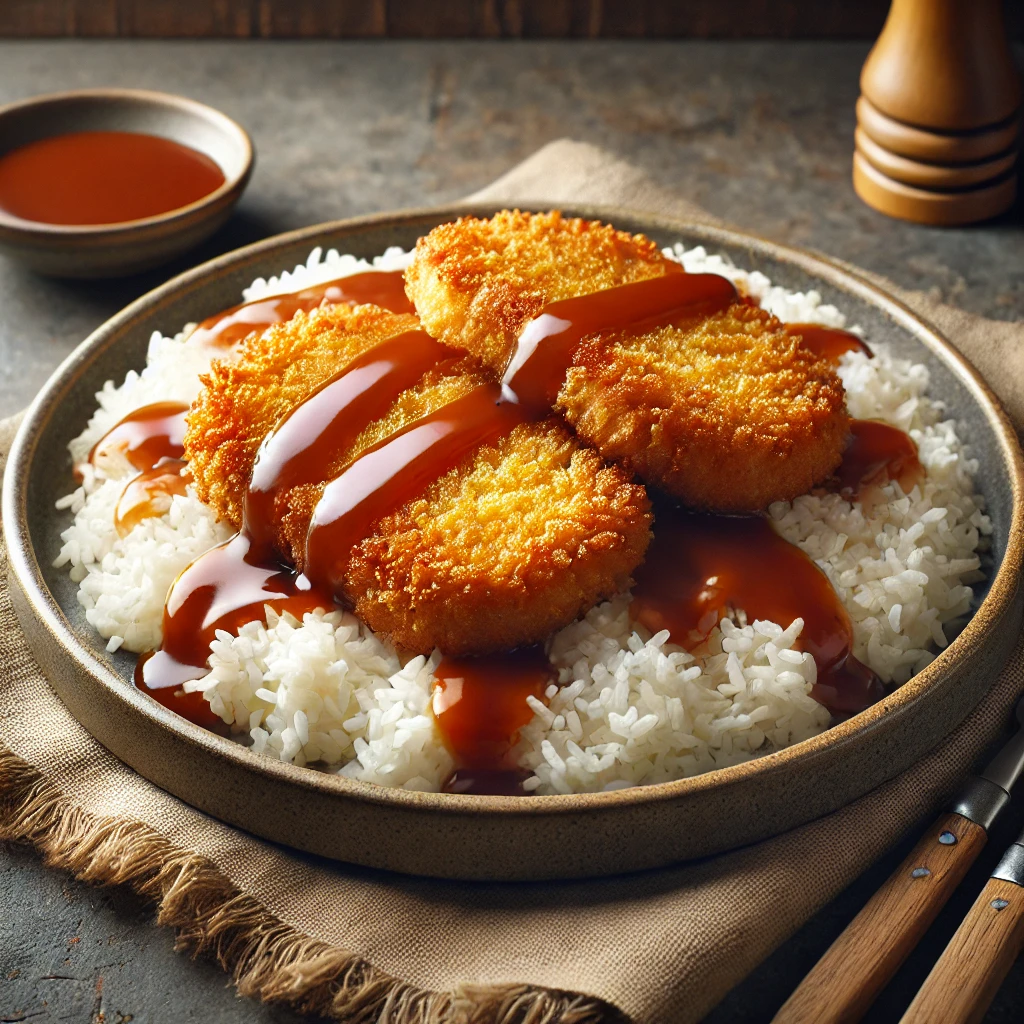 Ropogós sertésborda katsu rizses körettel tonkatsu szósszal