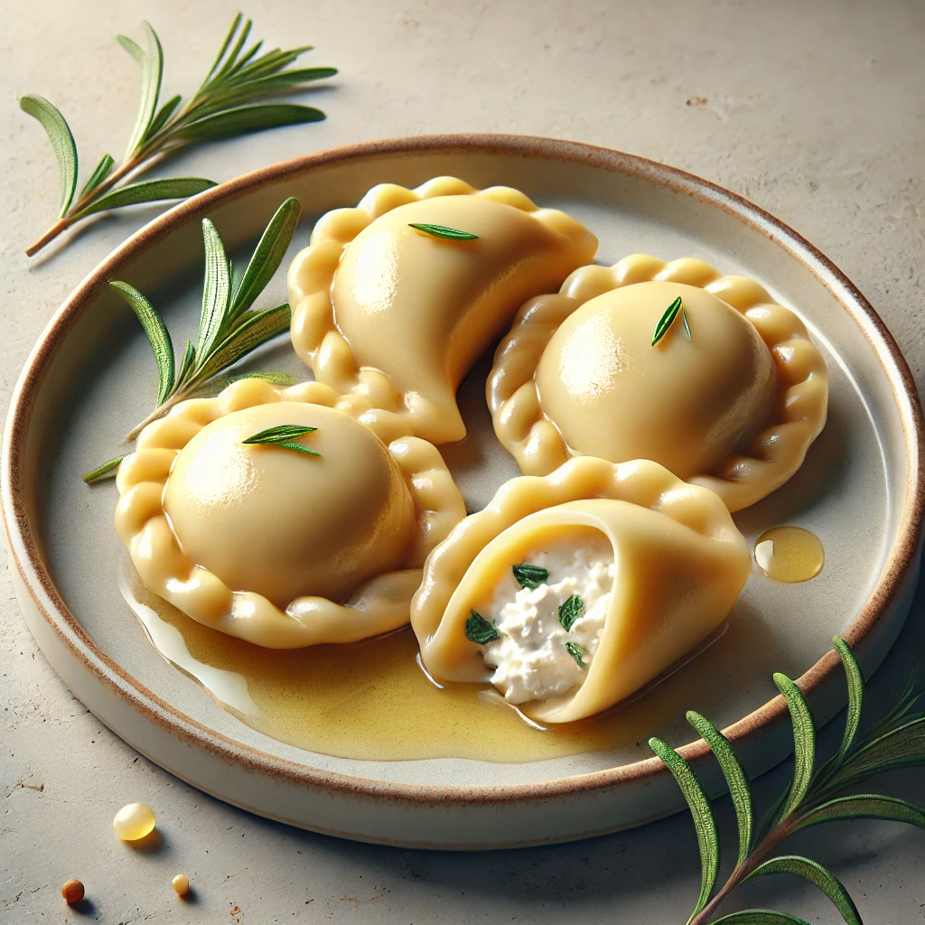 Mediterrán ízvilágú sós dumpling kecskesajttal és rozmaringgal