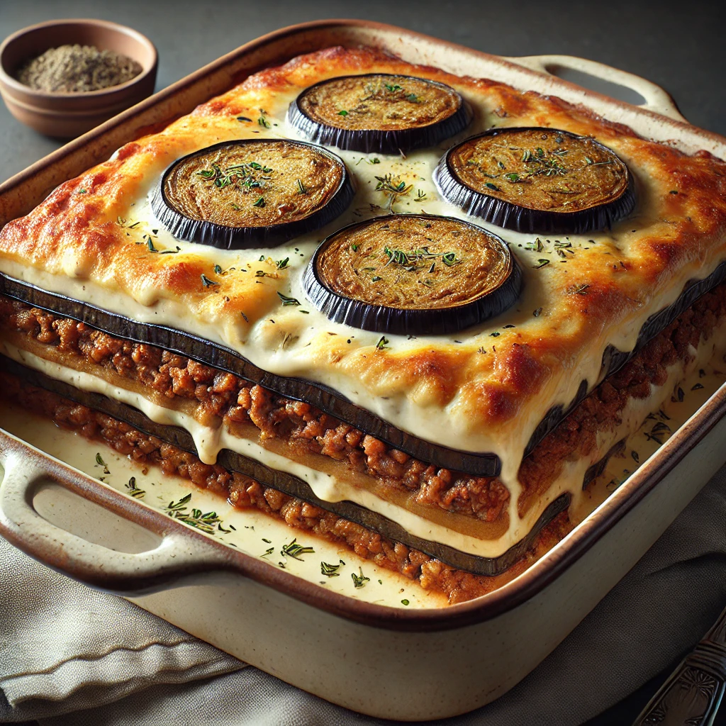 Friss és gazdag Moussaka házilag