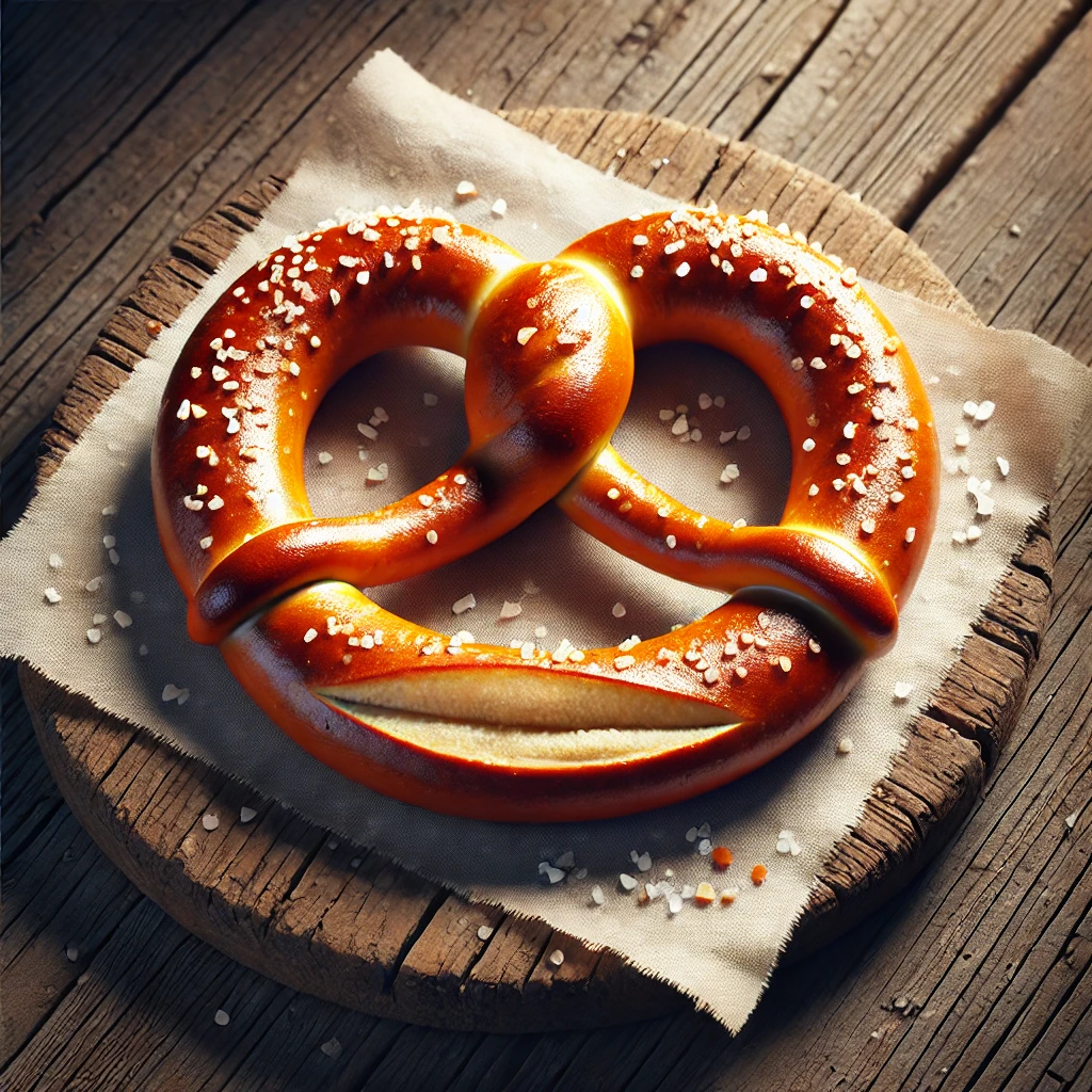 Friss és finom házi készítésű pretzel
