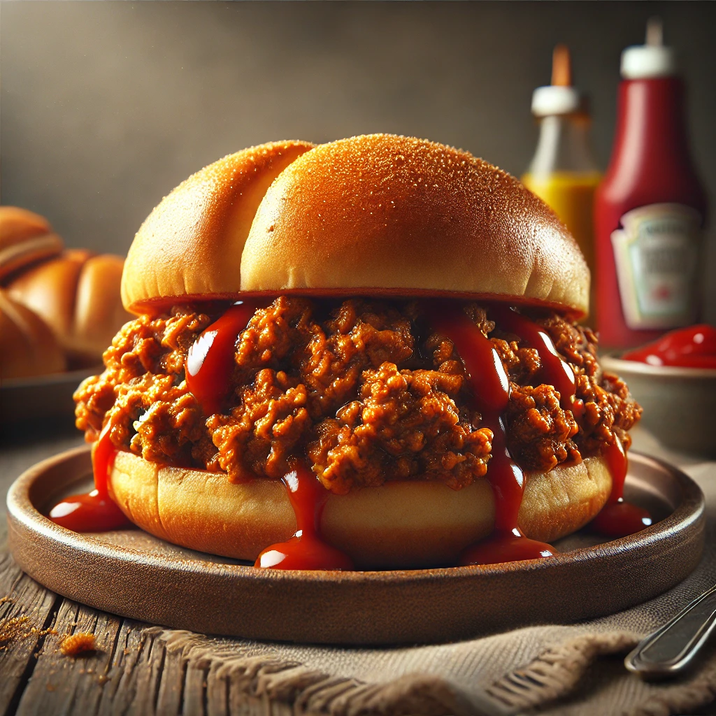 Amerikai klasszikus Sloppy Joe szendvics