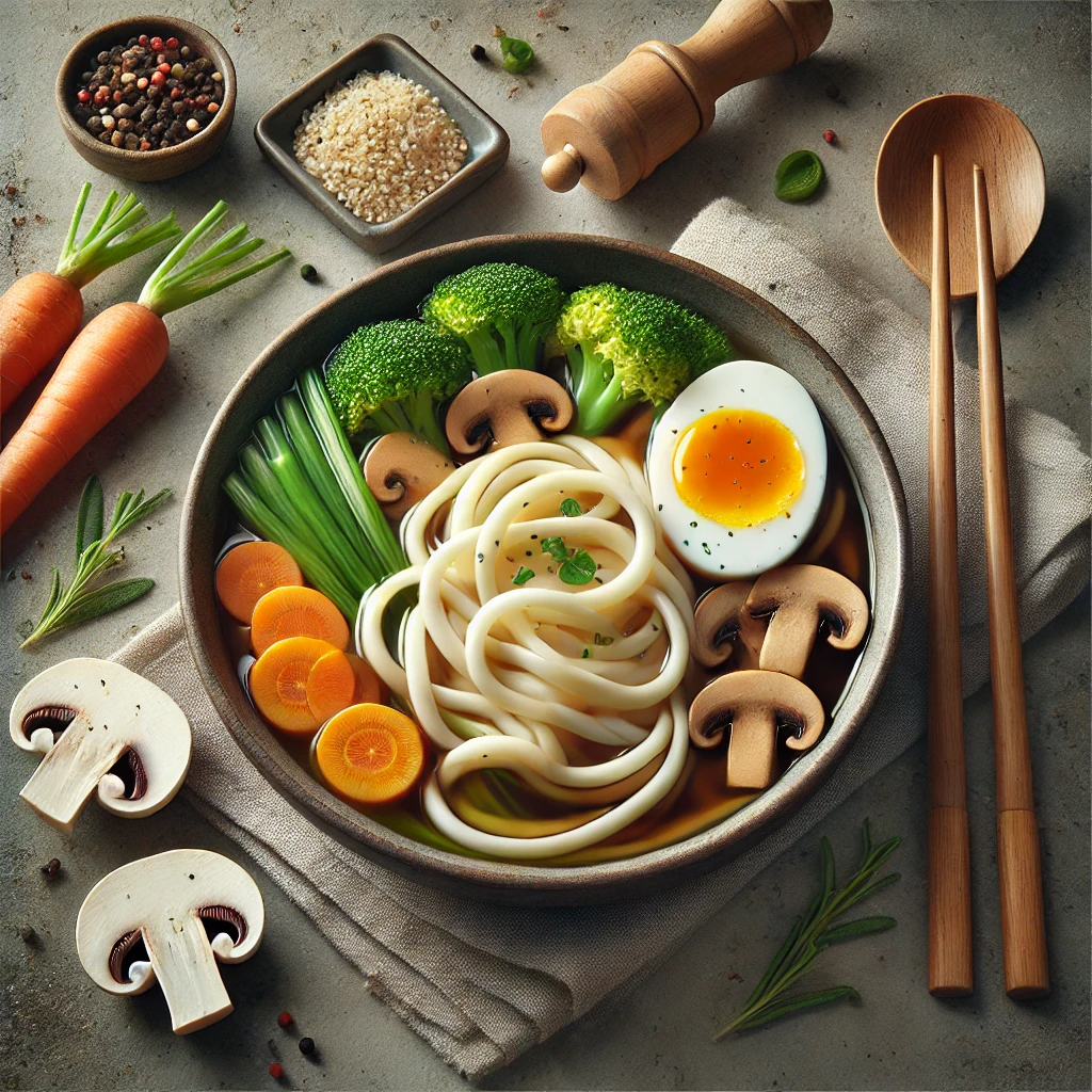 Friss klasszikus udon, ínycsiklandó tálalásban