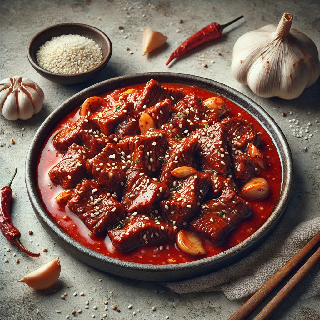Marhahús fokhagymával koreai bulgogi szószban