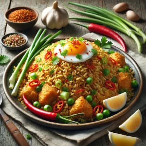 Friss, ínycsiklandó nasi goreng gyömbérrel
