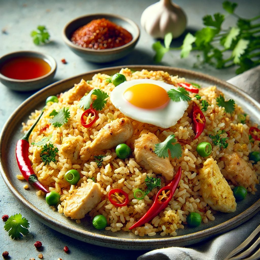 Ínycsiklandó nasi goreng kecap manissal