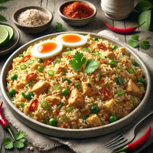 Ínycsiklandó nasi goreng samballal