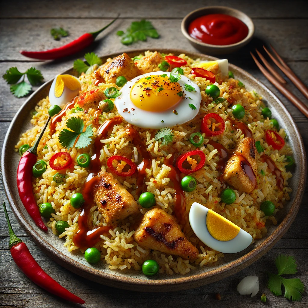 Friss, ínycsiklandó nasi goreng satay szósszal
