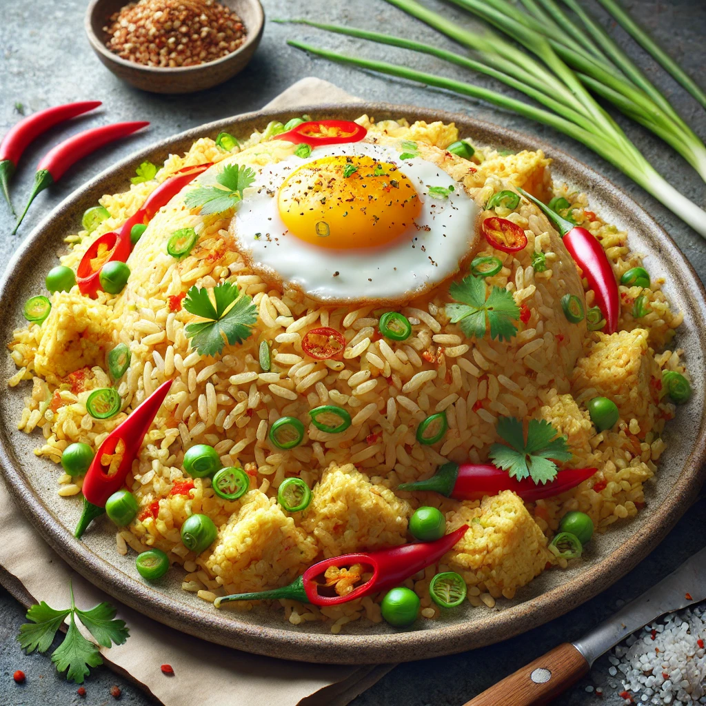 Ínycsiklandó nasi goreng tojással