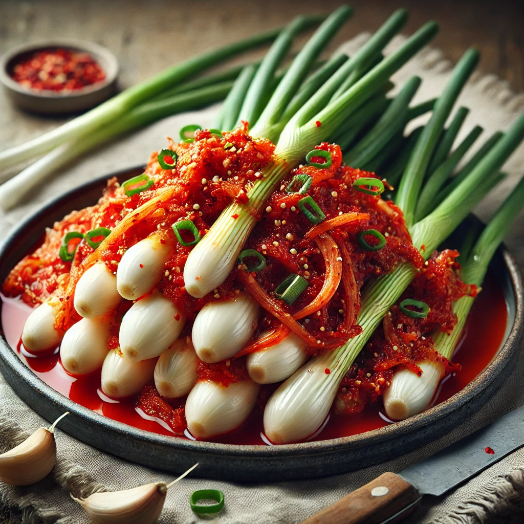 Friss tavaszi hagyma kimchi