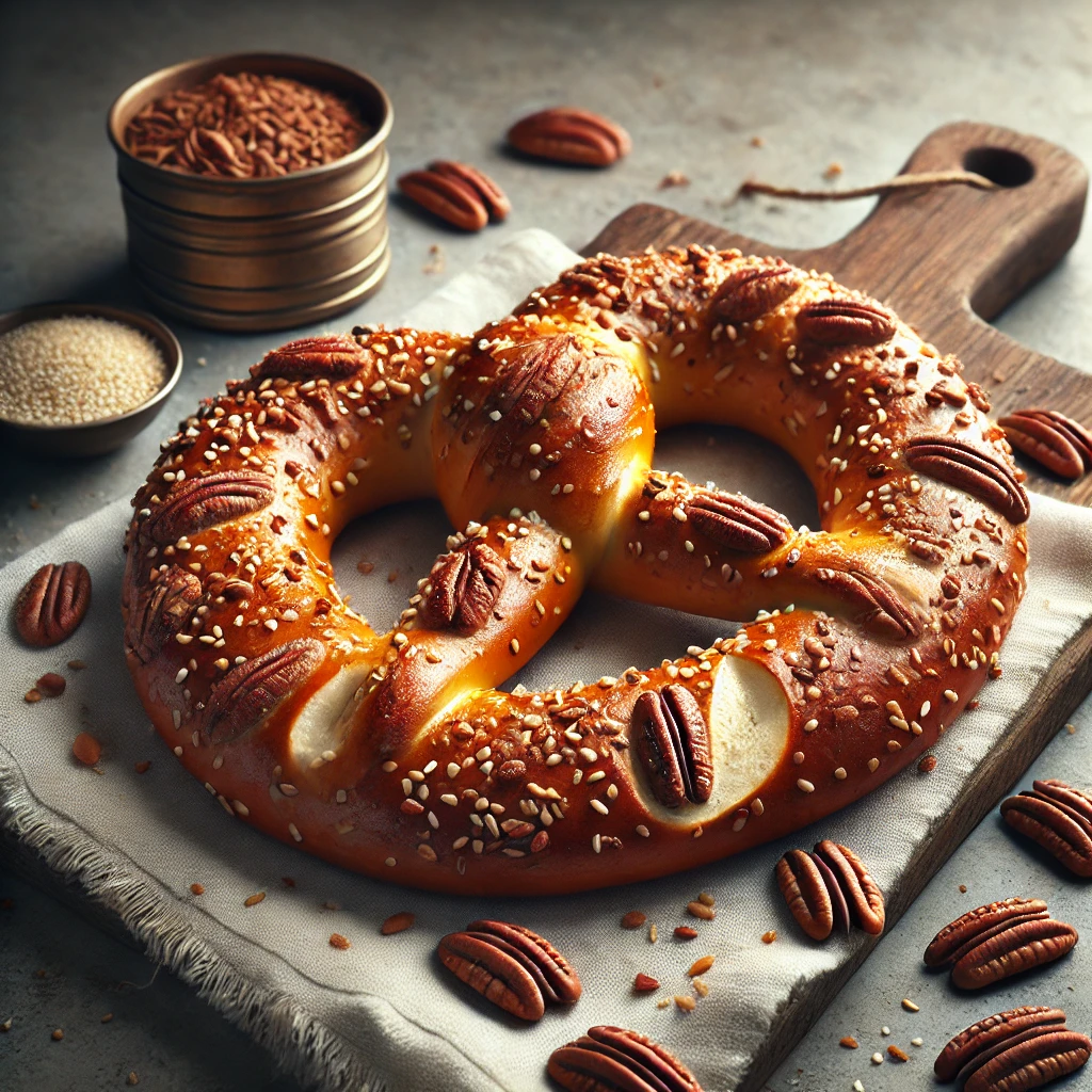 Finom pekándiós perecek szezámmaggal