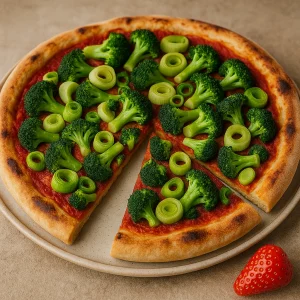Egészséges, zöldséges vegán pizza recept