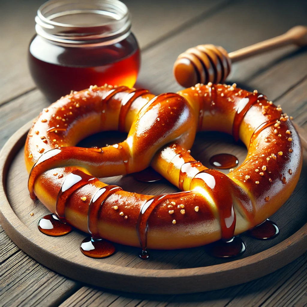 Ropogós pretzel juharsziruppal készítve