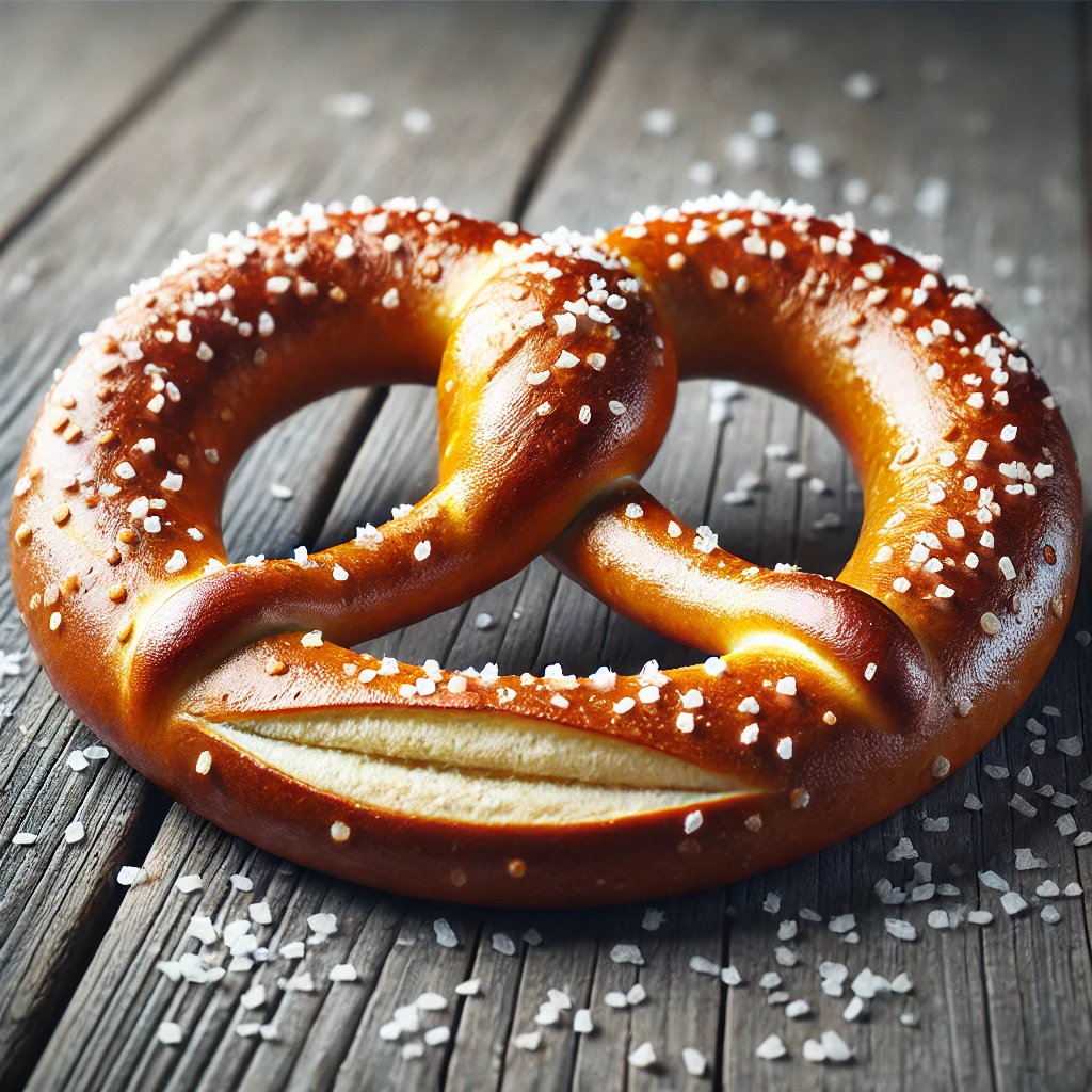 Friss és finom házi készítésű sós pretzel
