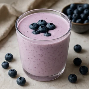 Probiotikus kefir fekete áfonyával készítve