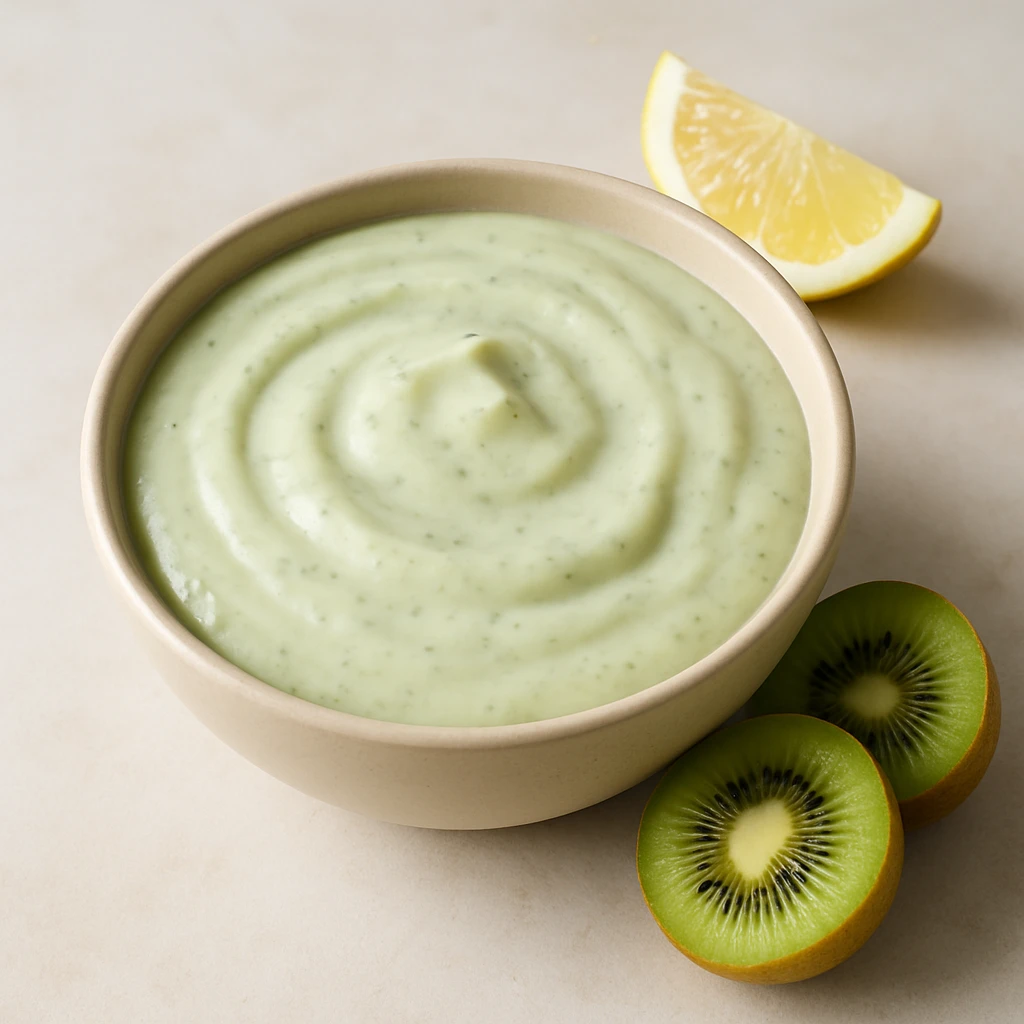 Frissítő joghurt kivi- és citromízesítéssel