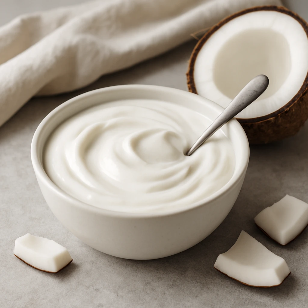 Krémes vegán kókuszjoghurt egészséges élőflórával