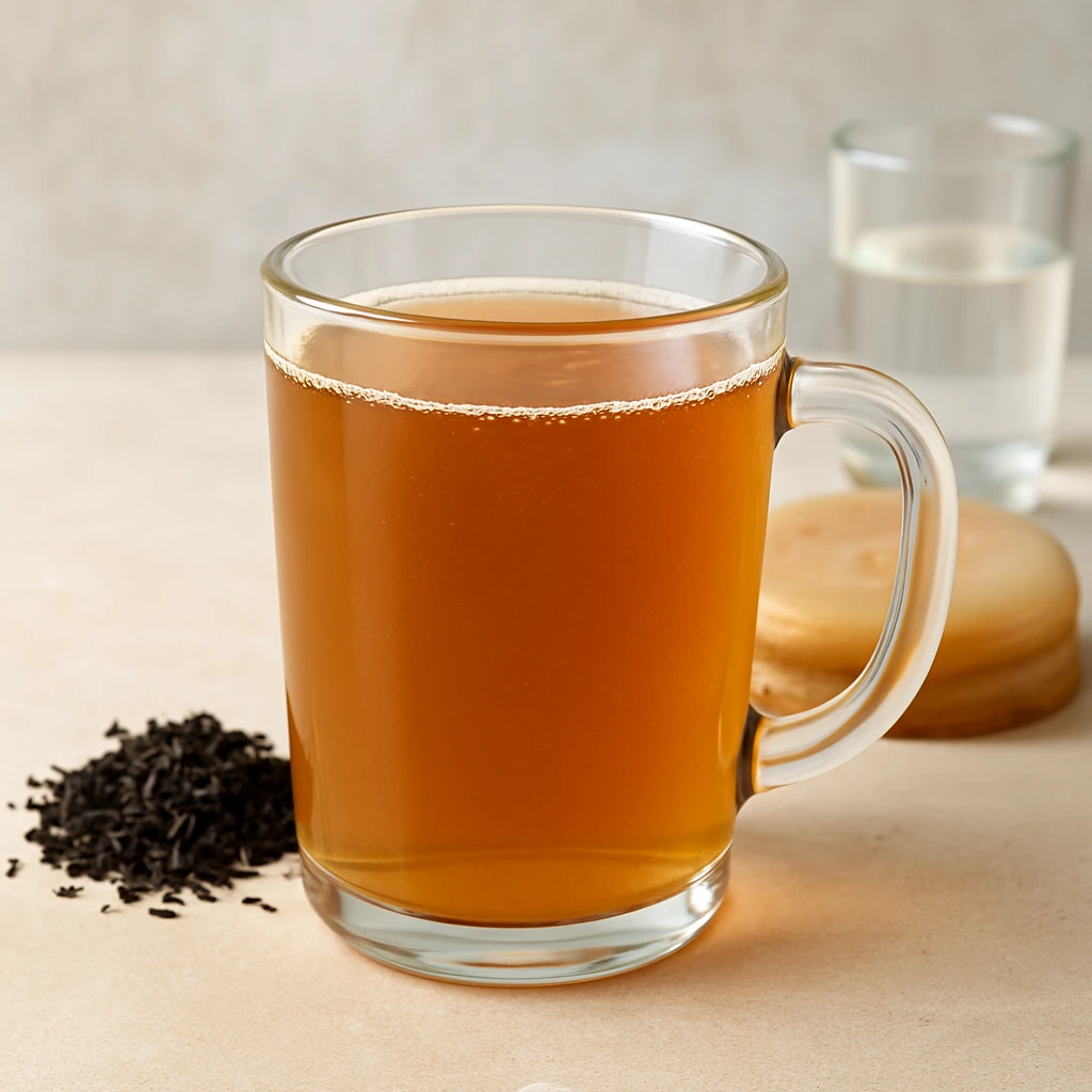 Frissítő és egészséges házi kombucha fermentált fekete teából