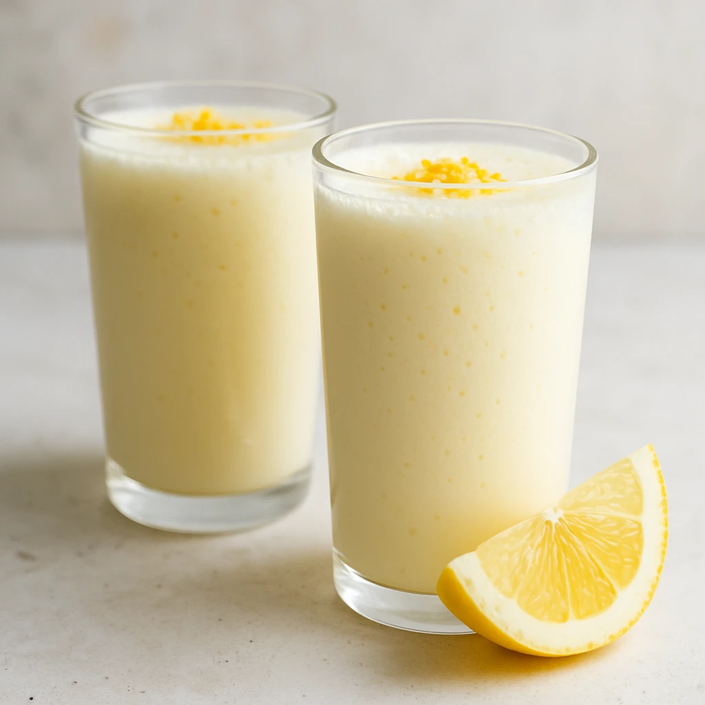 Probiotikus kefir ital friss citrommal és szódával