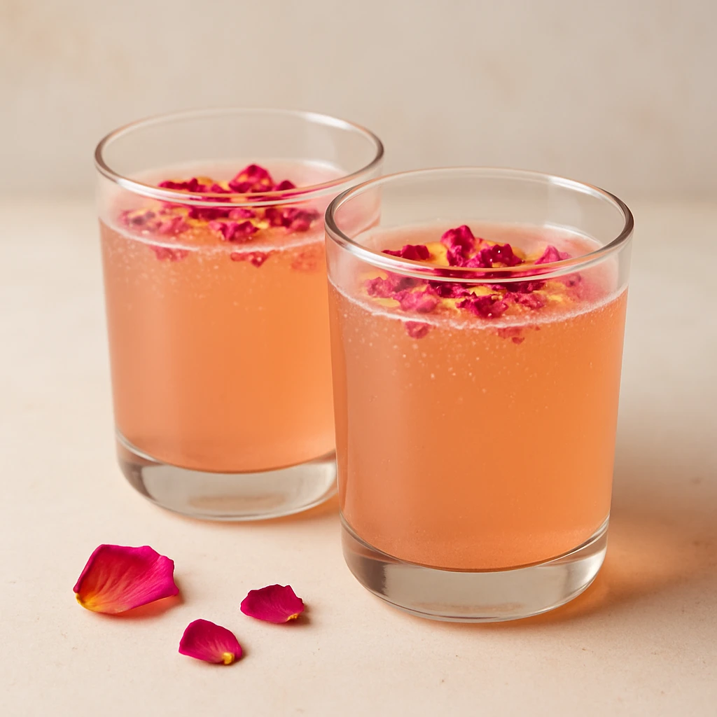 Probiotikus kombucha ital rÃ³zsavÃ­zzel Ã©s mÃ©zzel