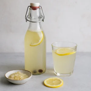 Természetes fermentált víz kefir ital