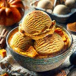 Pumpkin Pie Ice Cream tálalva