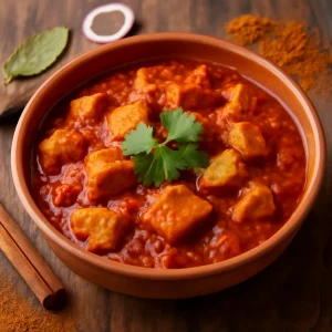 Ínycsiklandó és fűszeres rogan josh étel