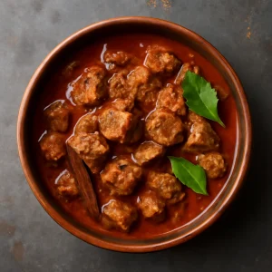 Ínycsiklandó és fűszeres rogan josh étel