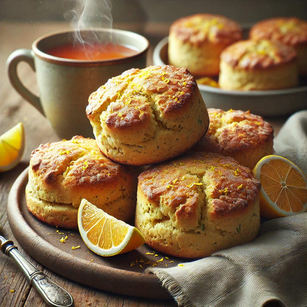 Finom és puha scone citrommal