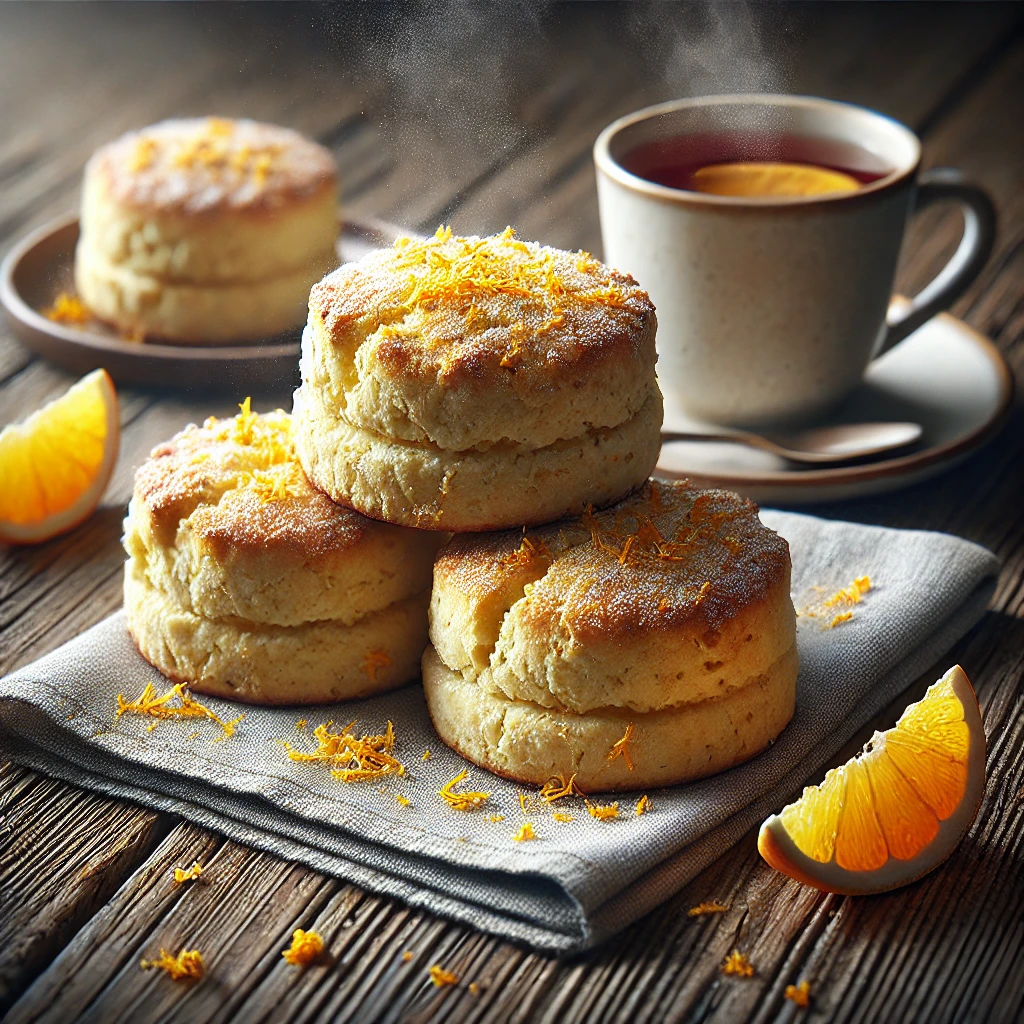 Finom és puha scone narancshéjjal