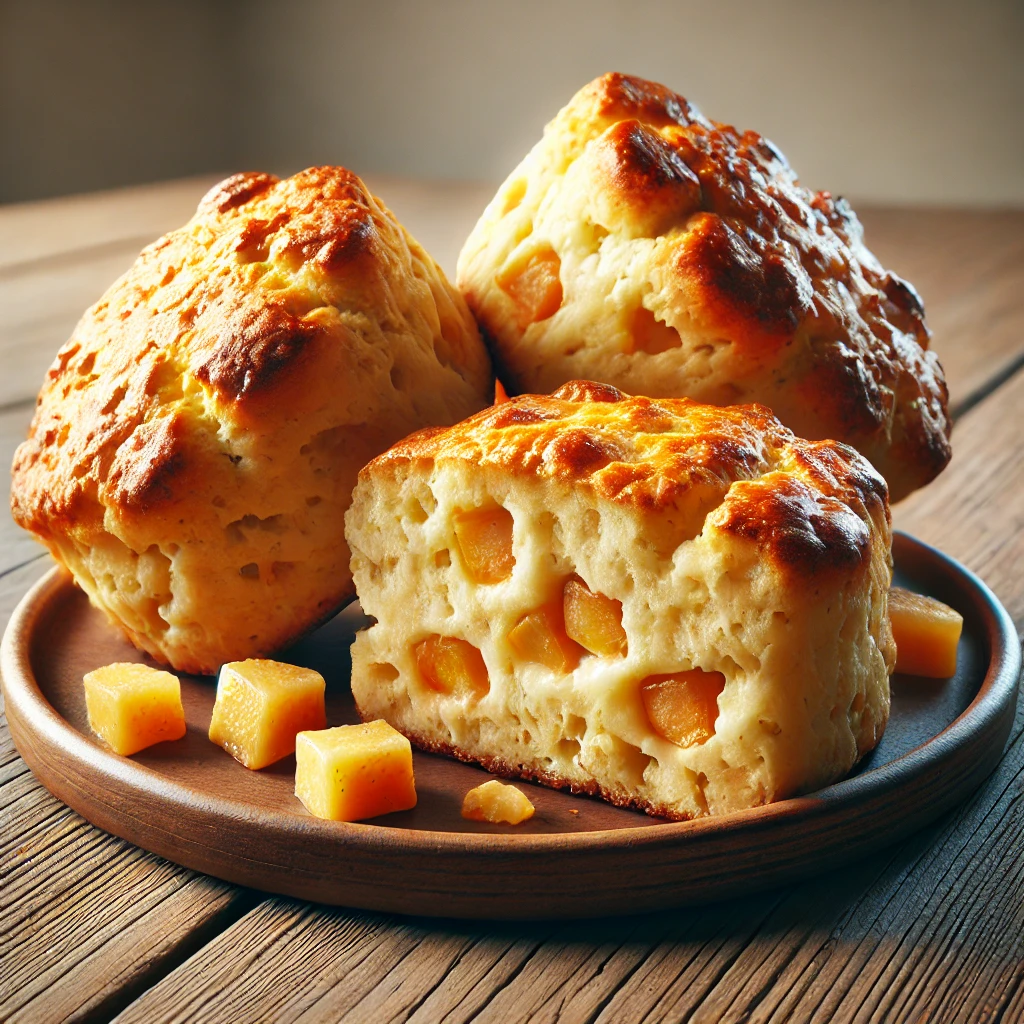Sós scone pulykasonkával, reggelihez vagy uzsonnához