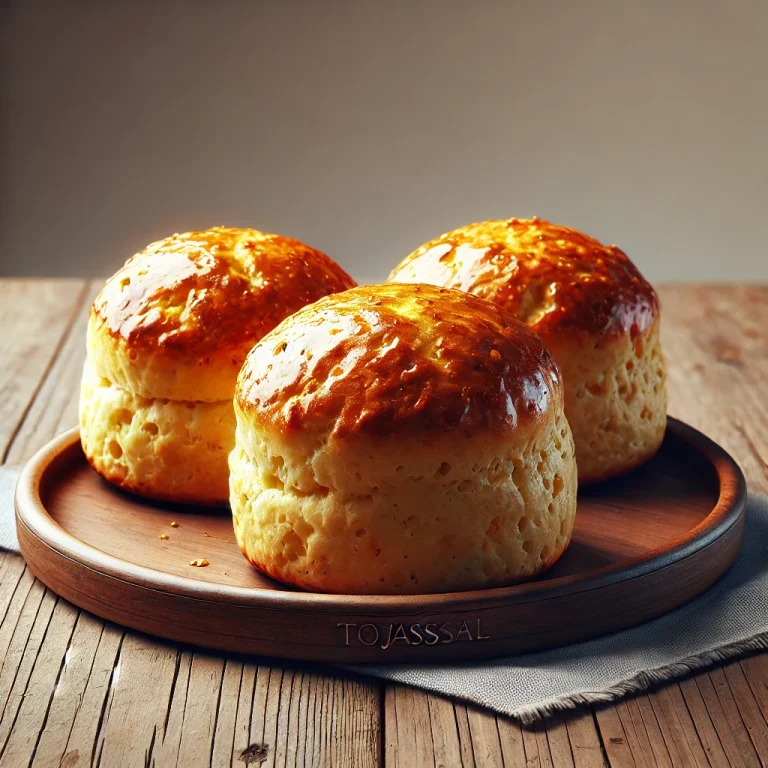 Tojásos scone aranybarna, ropogós tetejű sütemények