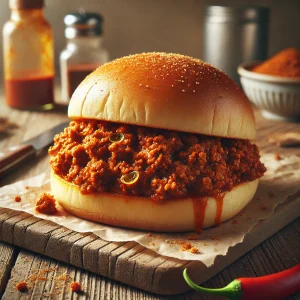 Amerikai klasszikus Sloppy Joe csípős paprikával