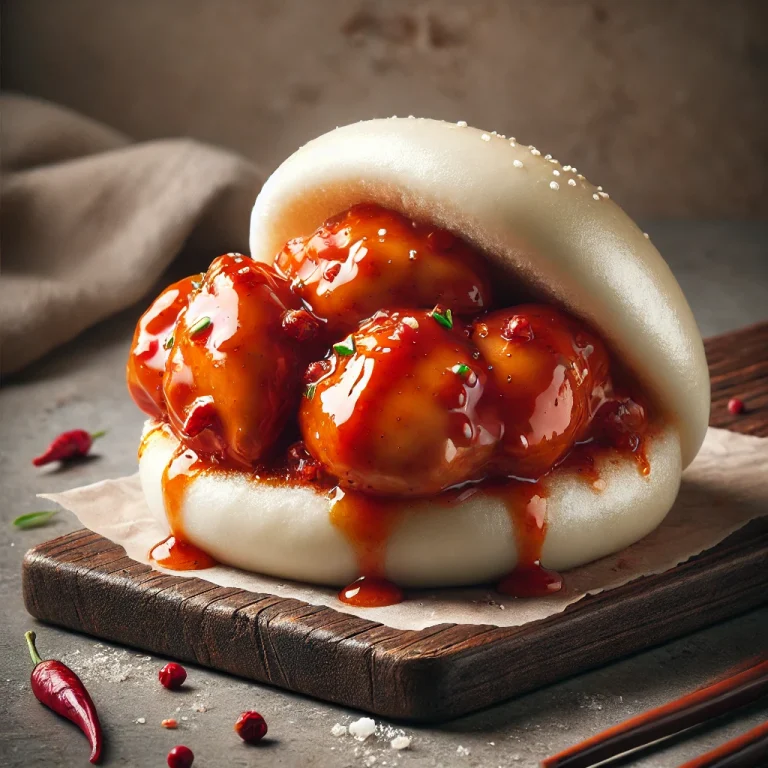 Sweet Chili Chicken Bao csirkével és édes-csípős szósszal