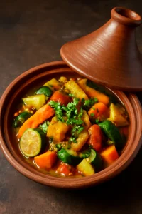 Ínycsiklandó marokkói tagine zöldségekkel