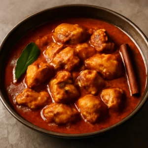Ínycsiklandó és fűszeres vindaloo étel