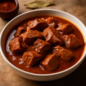 Ínycsiklandó és fűszeres vindaloo étel