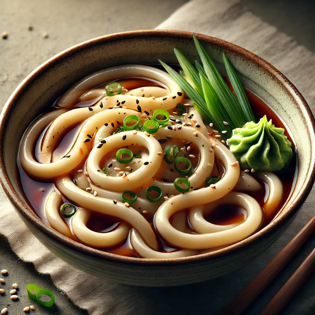 Hideg udon tészta szójaszószban