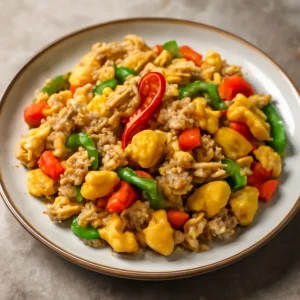 Jamaikai sózott tőkehal Ackee gyümölccsel