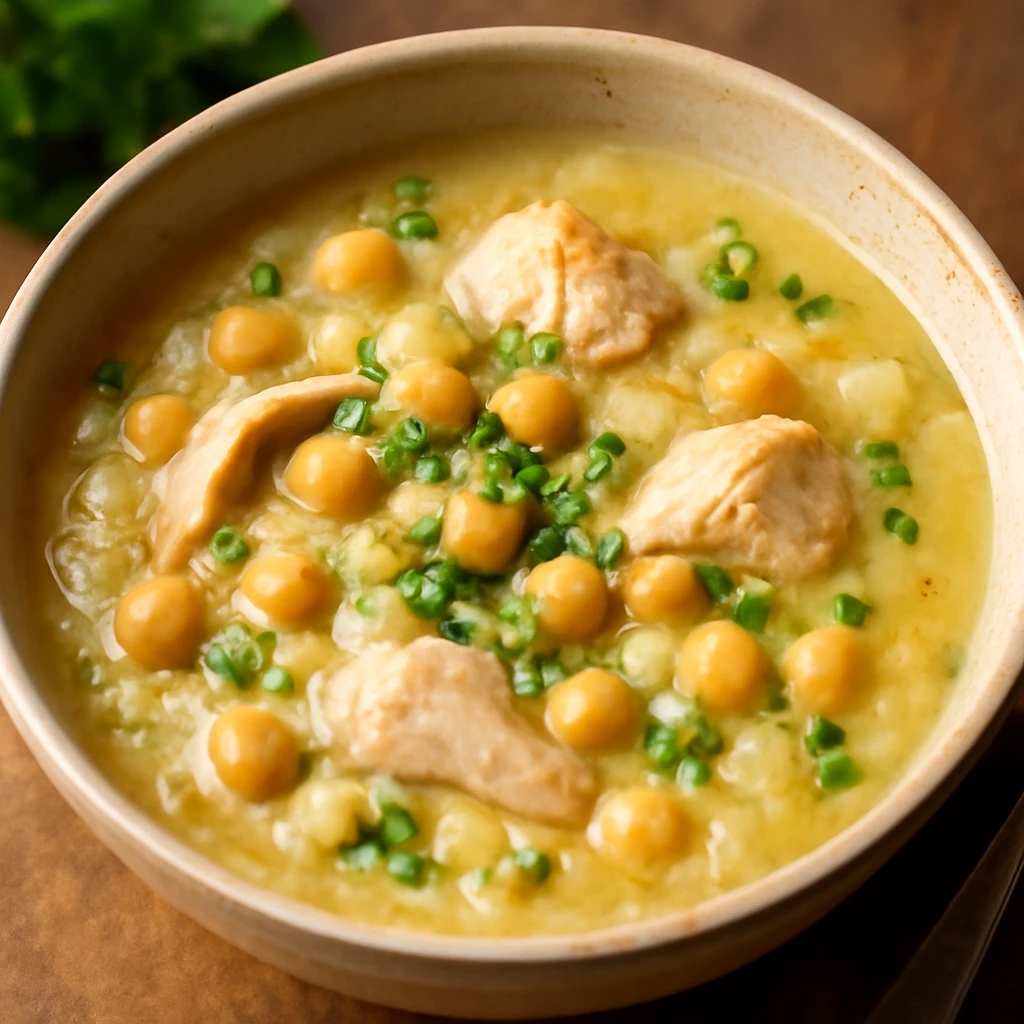 Friss és ínycsiklandó Arroz Caldo csicseriborsós