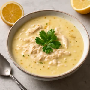 Friss és krémes Avgolemono gluténmentes változata