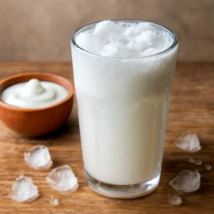 Frissítő, habos ayran szódával